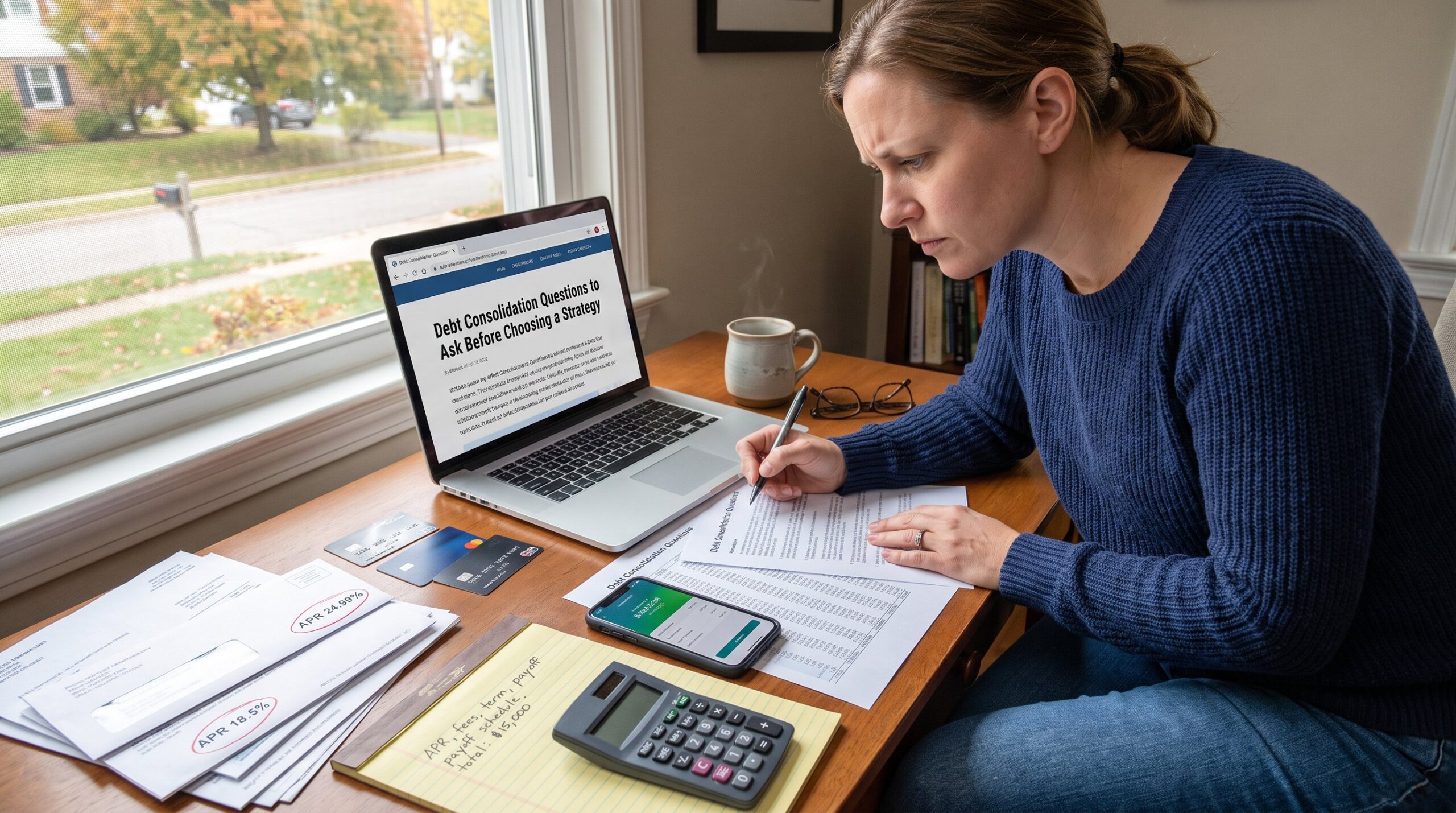 Debt Consolidation Questions to Ask Before Choosing a Strategy